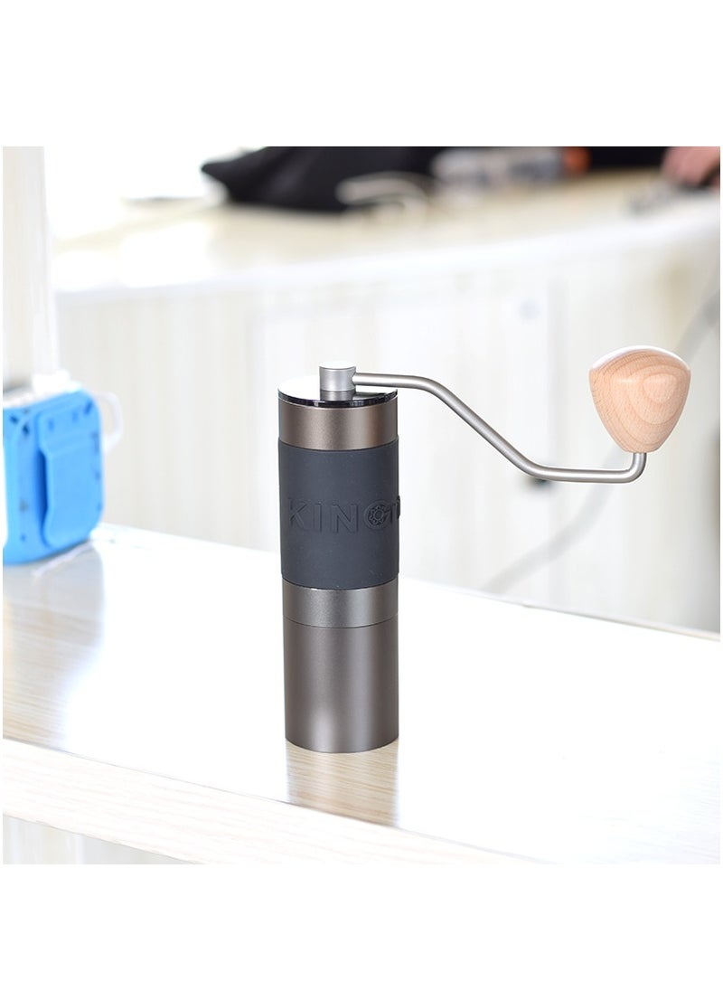 Generic - KINGrinder K2 Manual Hand Coffee Grinder with Bent Handle for French Press, Drip, Espresso with Assembly Consistency Stainless Steel Conical Burr Mill, 25g Capacity - Image 1