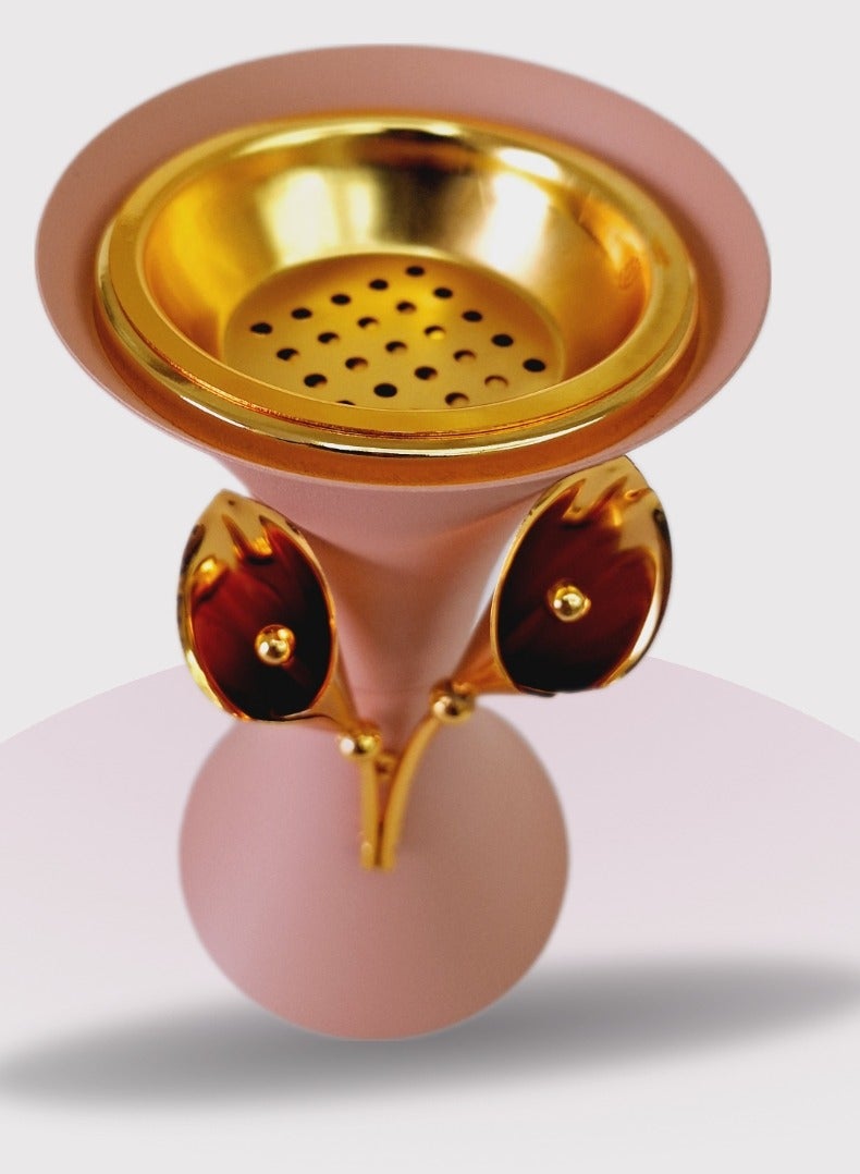Al Zaabiah Pink Incense Burner - Image 4