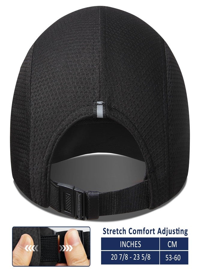 جادمكيندز قبعة جري نسائية من GADIEMKENSD، مصنوعة من البوليستر بنسبة 100%، تتميز بتهوية ممتازة، وخفيفة الوزن، وعاكسة للضوء، ومناسبة للارتداء اليومي، ومناسبة للتمارين الرياضية، والجولف، والمشي لمسافات طويلة، والشاطئ، والنادي الرياضي، باللون الأسود. - Image 4