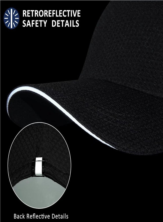 جادمكيندز قبعة جري نسائية من GADIEMKENSD، مصنوعة من البوليستر بنسبة 100%، تتميز بتهوية ممتازة، وخفيفة الوزن، وعاكسة للضوء، ومناسبة للارتداء اليومي، ومناسبة للتمارين الرياضية، والجولف، والمشي لمسافات طويلة، والشاطئ، والنادي الرياضي، باللون الأسود. - Image 5