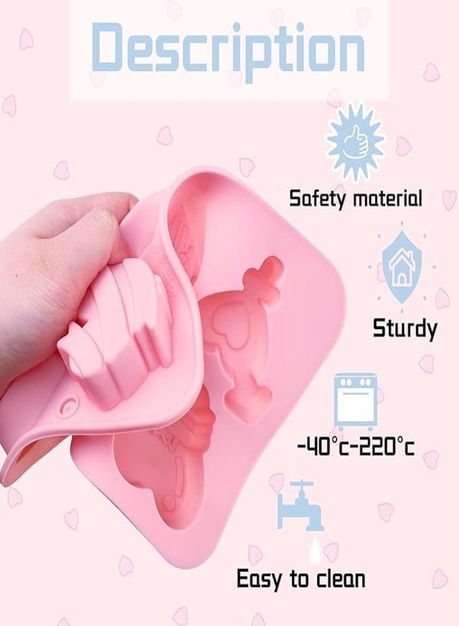 LEGACYCART Chocolate Moulds-1Pack 6-Cavity Silicone Chocolate Mold-Heart-Shaped Cake Chocolate Making Mould for Valentine's Day&Wedding&Birthday. - Image 2