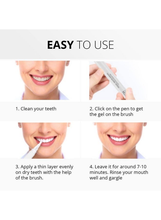 ProTouch Pearl White Drops | Teeth Whitening Pen Gel | Whiter Teeth & Fresher Breath For A Brighter Smile On-The-Go | Enamel Safe| For Men & Women (Pack Of 1) - Image 5