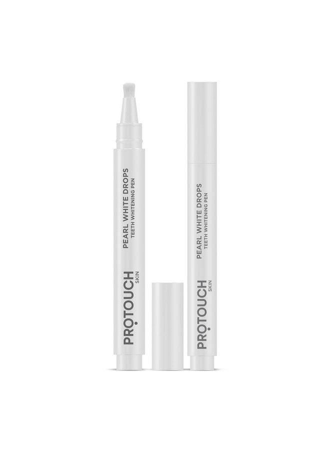 ProTouch Pearl White Drops | Teeth Whitening Pen Gel | Whiter Teeth & Fresher Breath For A Brighter Smile On-The-Go | Enamel Safe| For Men & Women (Pack Of 1) - Image 1