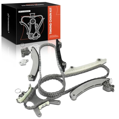 A-Premium طقم سلسلة توقيت المحرك A-Premium [يتناسب مع SOHC، 6 أسطوانات 3.7L] متوافق مع دودج داكوتا، دورانجو، نيترو، رام 1500 وجيب كوماندر، جراند شيروكي 5-10 وليبرتي وميتسوبيشي رايدر ورام 1500، داكوتا - Image 1