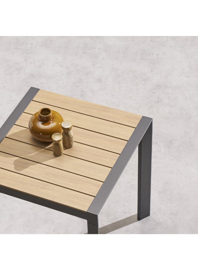 Hesperide Evasion Wood-Effect Square Shaped Garden Table Brown and Graphite 75 x 70 x 70 cm 205008 - Image 5