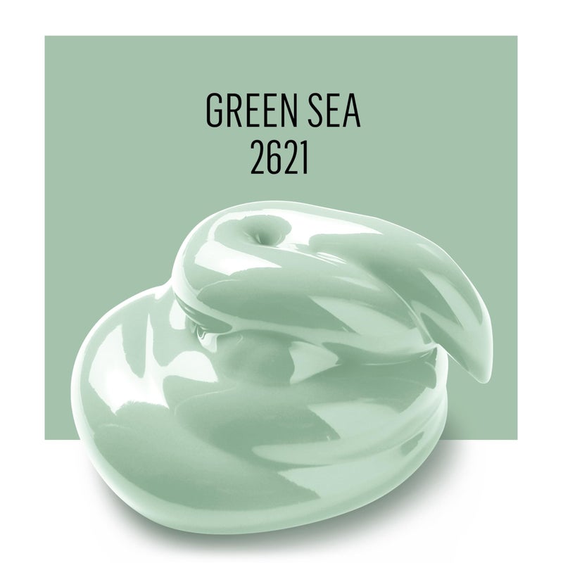FolkArt Acrylic Paint in Assorted Colors (2 oz), 2621, Green Sea - Image 3