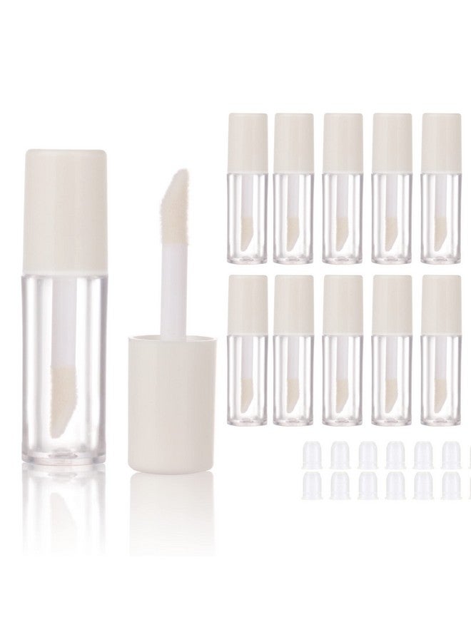 COSIDEA 10Pcs Empty White 0.8Ml Mini Lip Gloss Tubes Sample Size Lipgloss Containers For Sample Sack Lip Oil Diy - Image 1