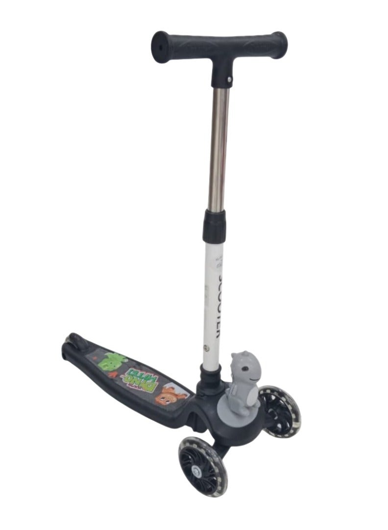 Scooter  Kids 3-Wheel Scooter with LED Flashing Wheels & Animal Handle – Safe & Fun Ride for Boys & Girls - Image 2