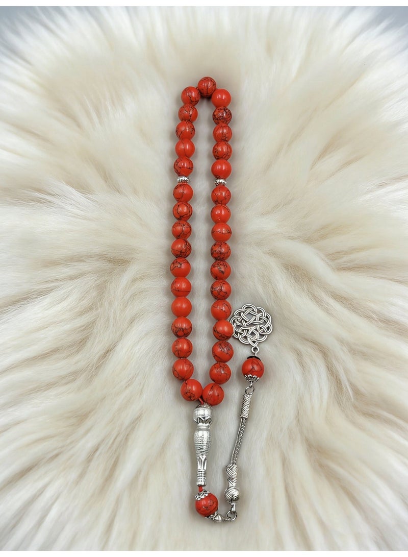 عام 33 سبحة صلاة من الحجر الصناعي/ta S مغلقة/10 مم - Image 5