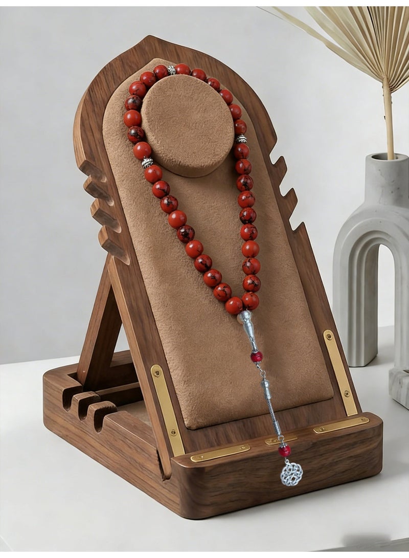 عام 33 سبحة صلاة من الحجر الصناعي/ta S مغلقة/10 مم - Image 2