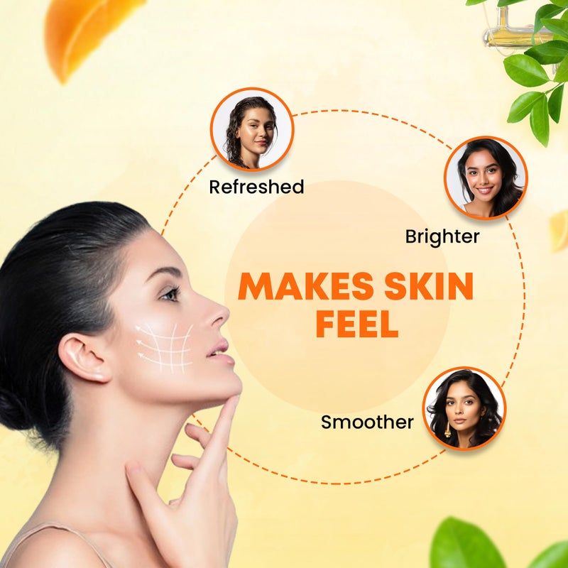 Nimson Vitamin C Face Wash for Glowing Skin | Brightening Formula | No Parabens or Chemicals | Unisex | All Skin Types | 100ml x 2 - Image 3