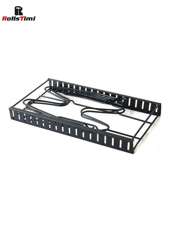 رولستيمي 5-الطبقة وعاء عموم التخزين المنظم قابل للتعديل تباعد خزانة مخزن حامل الرف - Image 3