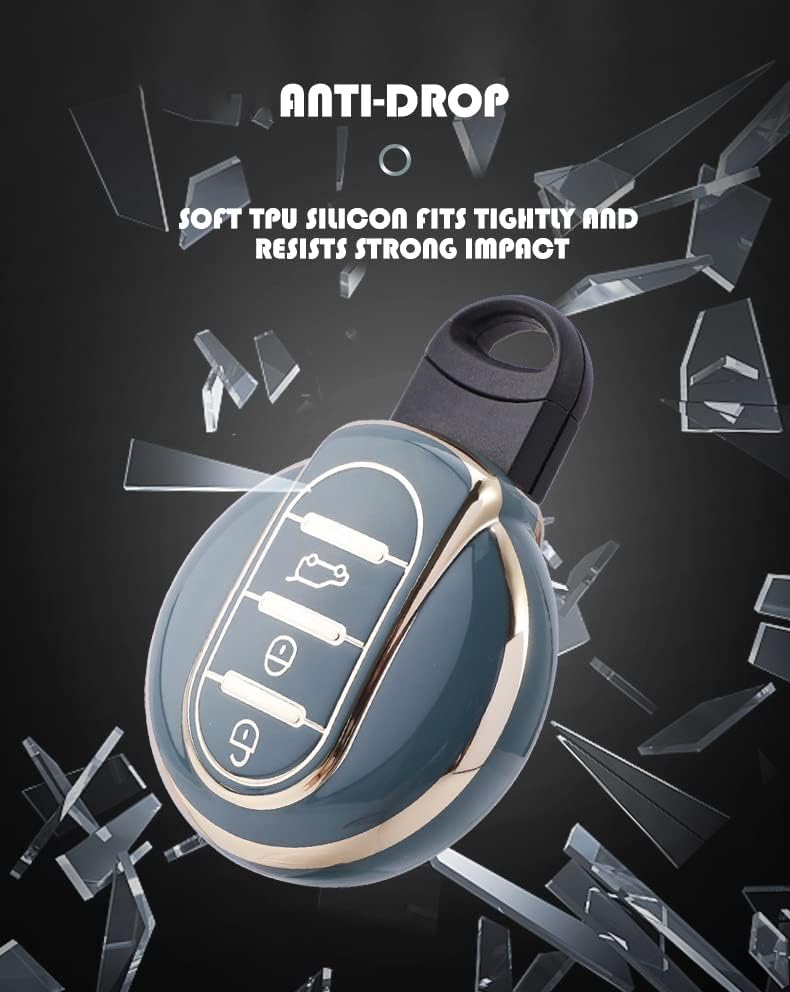KUNIO Car Key Fob Cover for BMW Mini - Image 4