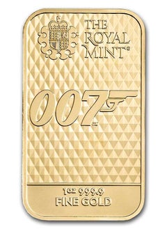 ABConcept James Bond 007 "Diamond Are Forever" Gold 1 oz  Bar 9999  - Image 3