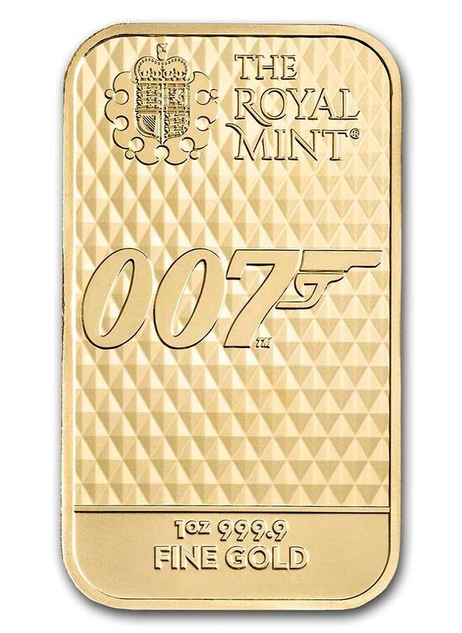 ABConcept James Bond 007 "Diamond Are Forever" Gold 1 oz  Bar 9999  - Image 3