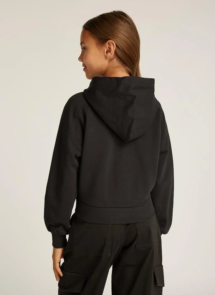 Calvin Klein Jeans Youth Graphic Logo Zip Hoodie