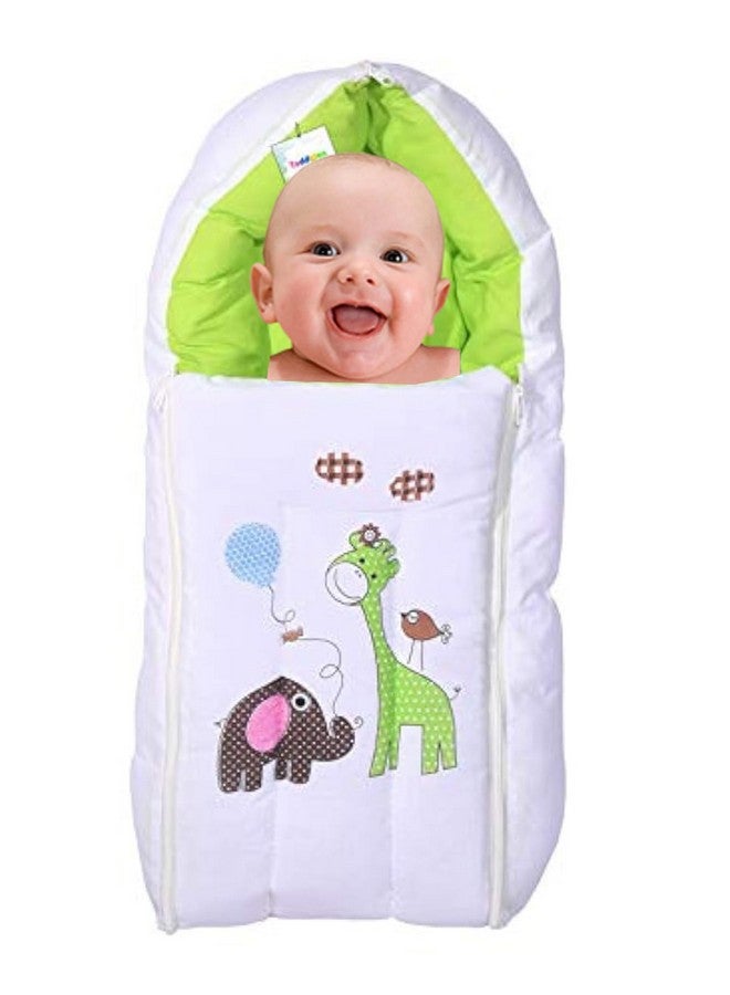 Toddylon توديلون 3 في 1 سرير أطفال كيس نوم | عش محمول | قطن | مجموعة سرير أطفال | حديثي الولادة | الرضع | سرير محمول | للأطفال من الجنسين | سرير نوم (0-6 أشهر) - Image 1