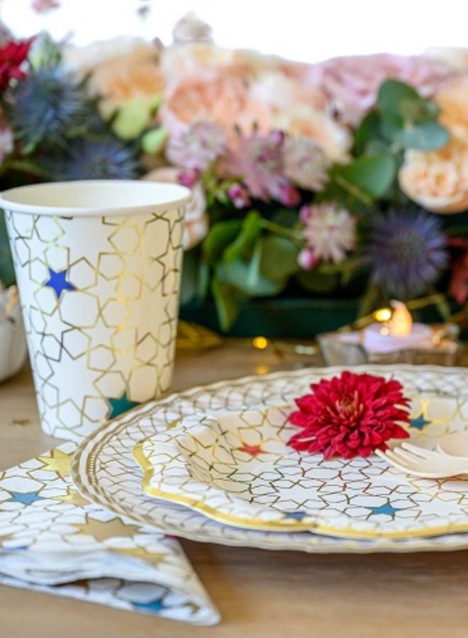 Party Camel 9 oz Star Pattern Cups - Image 1