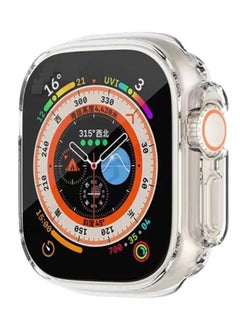 Compatible with Apple Watch Ultra2 - 49mm Smart Watch Case, Soft PC Shockproof All-Around Protective Case Cover for Apple Watch Ultra 49mm Smartwatch, Clear