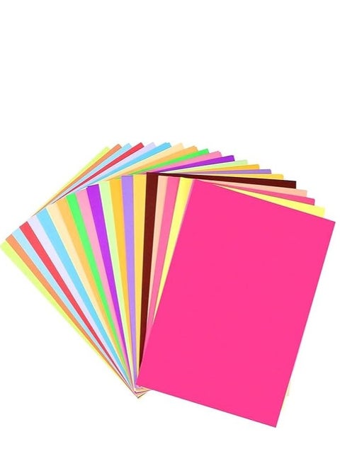 250-Sheets Color Paper 80gsm Multicolor