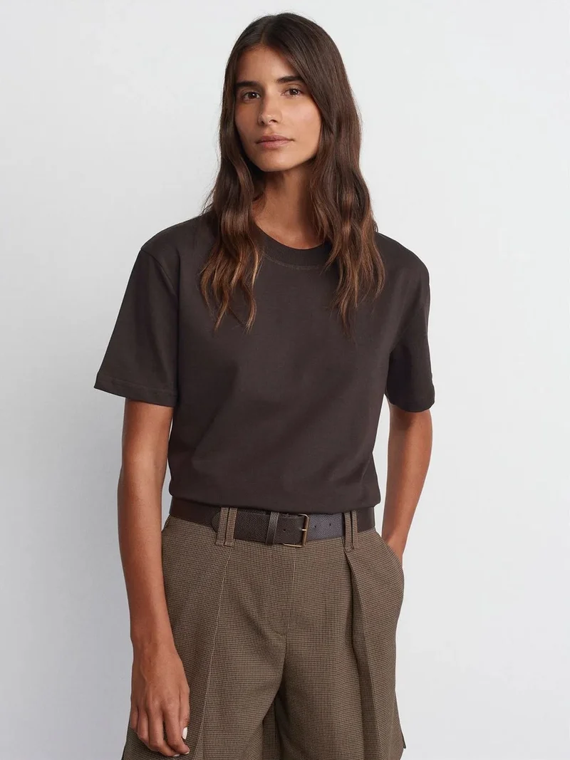 Dilvin DILVIN Women's Cotton Crew Neck T-Shirt