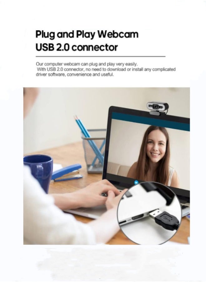 YUNSYE - 2 K Gaming Webcam with Ring Light 30 FPS Web Camera with Microphone-HDR-Enabled-HD Auto Light Correction Web Cam with Adjustable FOV, for Teams, Zoom, PC/Laptop/Mac/Desktop - Image 1