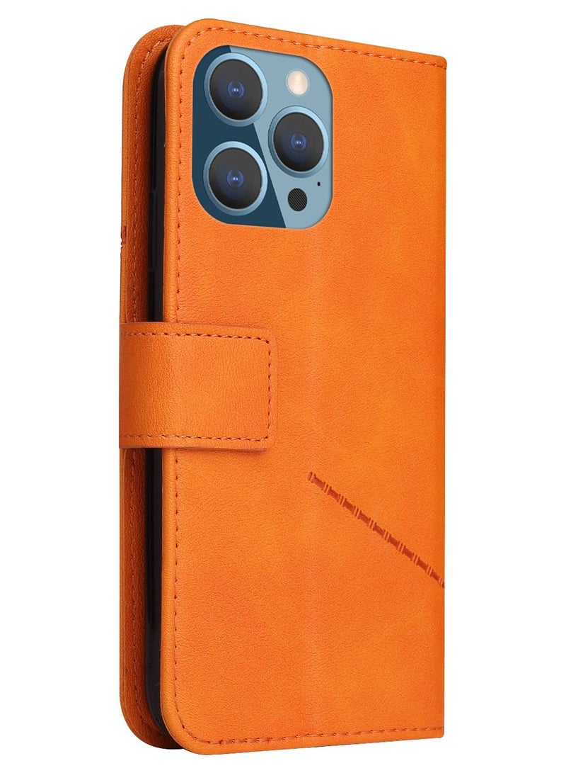 Suteni Flip Cover Leather Protective Hidden Card Slots Phone Case for iPhone  - Image 1