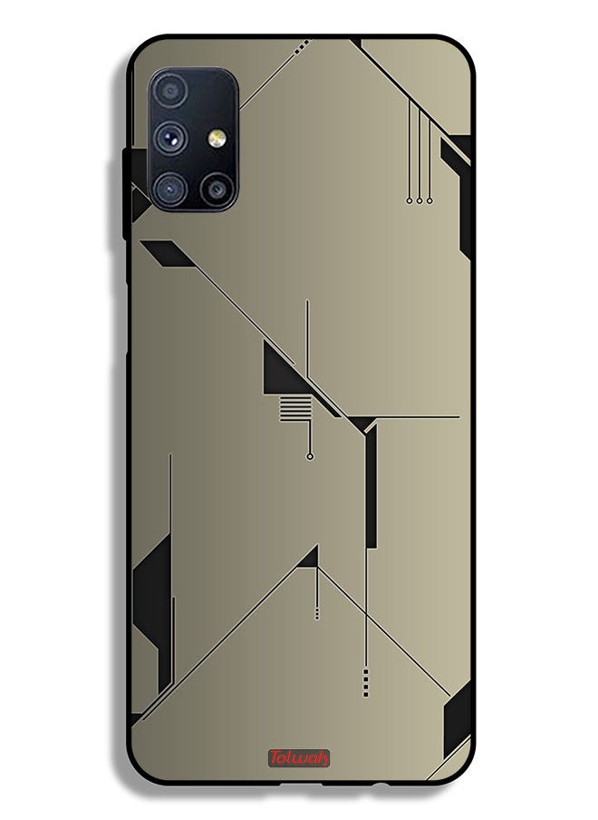 Tolwak Samsung Galaxy M51 Protective Case Cover Minimalism Abstract Digital Art  - Image 2