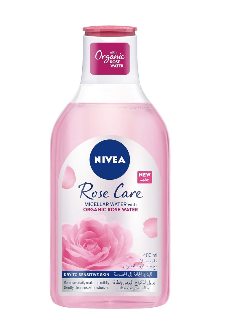 Nivea Micellar Water with Rose Water 400 ml  - Image 1