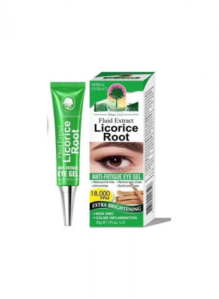 Generic Under eye gel licorice root for skin care Formulated to care for the delicate area around the eyes Effectively removes swelling, dark circles, fine wrinkles and the effects of stress It tightens and r  - Image 2
