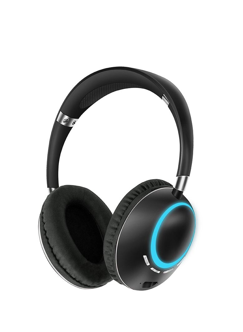 GULFLINK 400mah Bluetooth Wireless Headphones for Teens Adults Black - Image 1