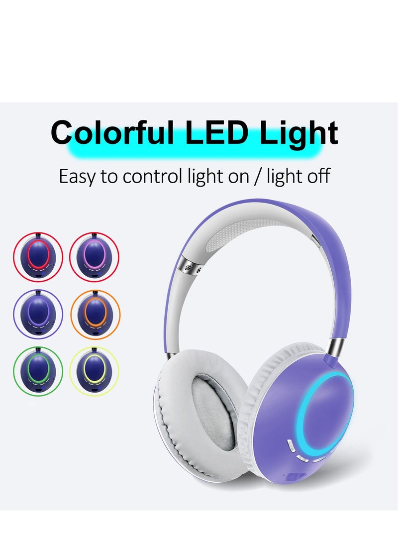 GULFLINK 400mah Bluetooth Wireless Headphones for Teens Adults Black - Image 2