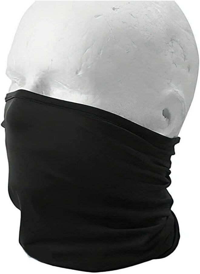 Generic Black Windproof Elastic Neck mask Cycling Riding Outdoor Sports Bandana Breathable Half Face Mask 