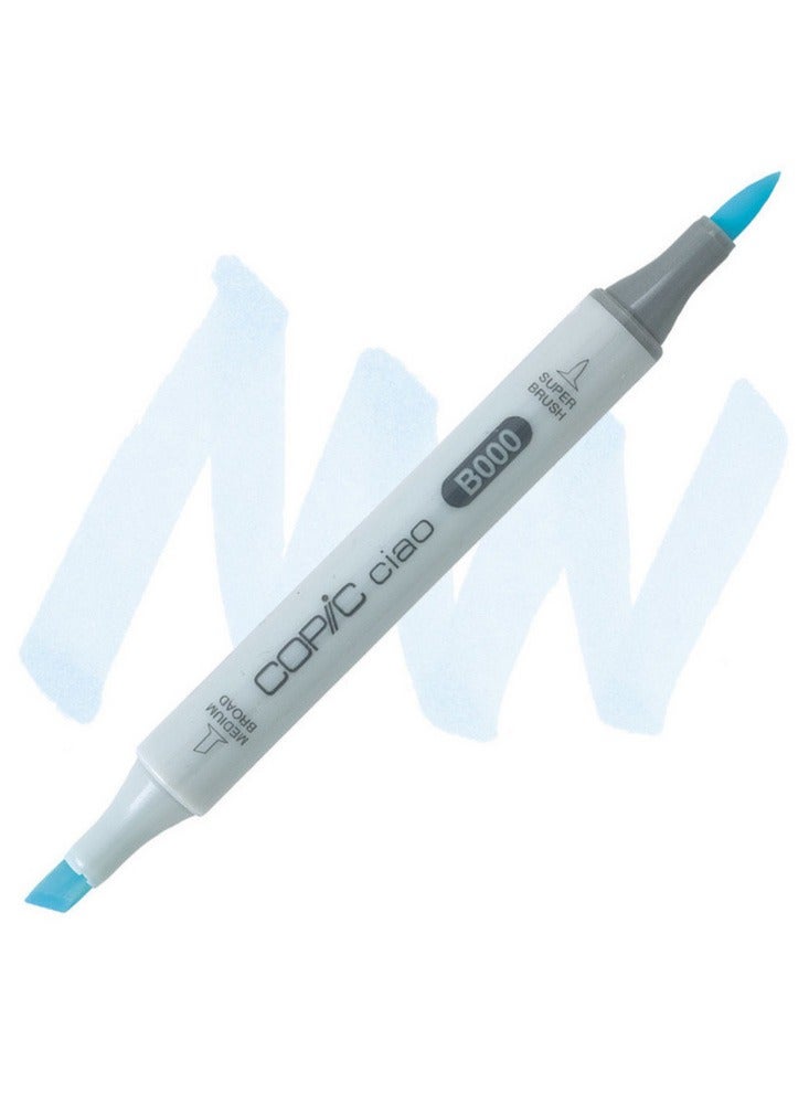 Copic Ciao Marker - Pale Porcelain Blue (B000)