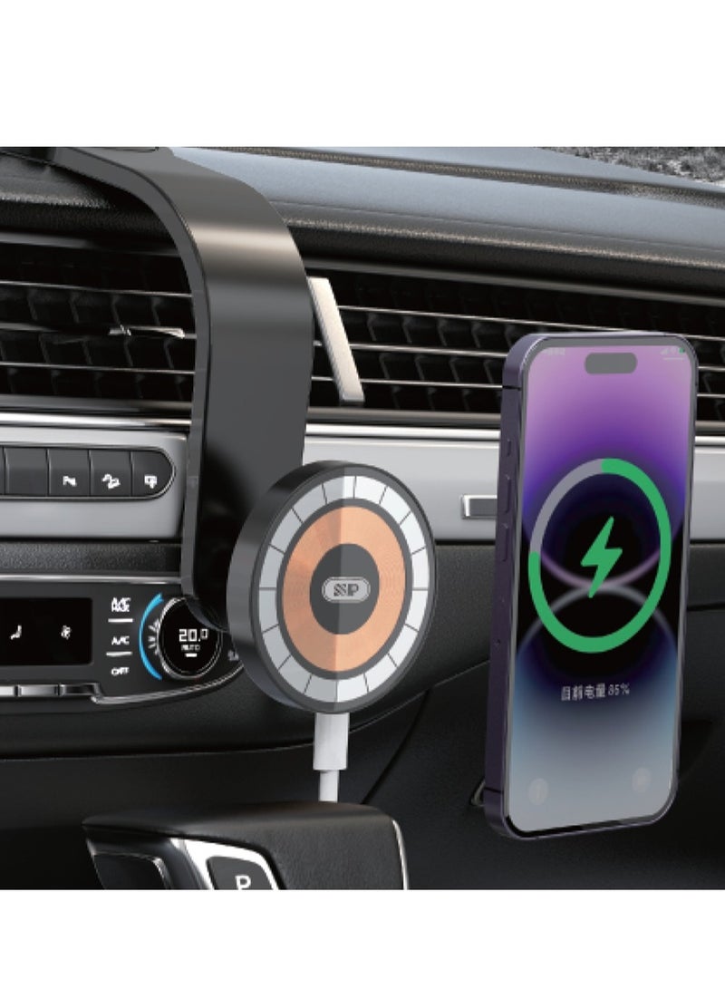 iSNUP Fast wireless car charger - Image 1