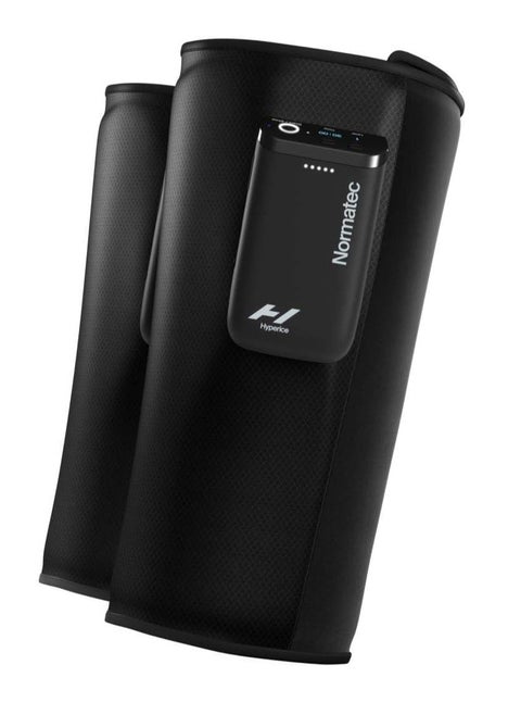 Hyperice Normatec Go Calf - Recovery System with Patented Dynamic Compression Massage Technology - Targeted Relief for Pain and Inflammation - FSA-HSA Approved