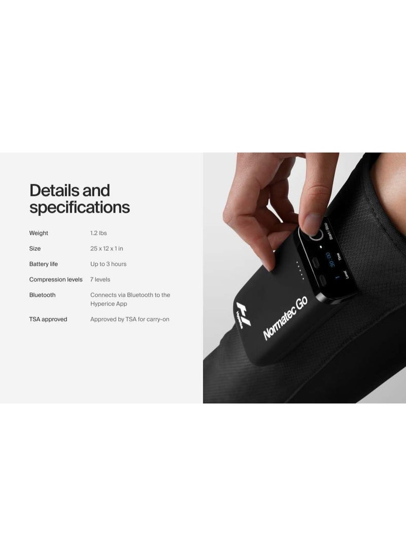 HYPERICE - Hyperice Normatec Go Calf - Recovery System with Patented Dynamic Compression Massage Technology - Targeted Relief for Pain and Inflammation - FSA-HSA Approved - Image 1