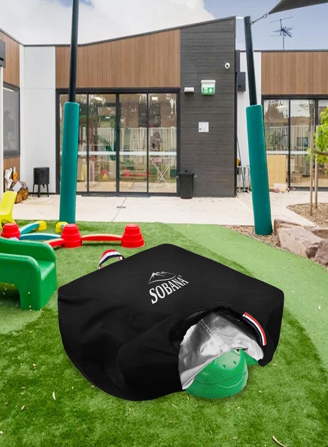 Sobana Waterproof Cover for Turtle Sand Box,Dust Proof Anti-UV Outdoor Turtle Kids Sand Box Cover(Cover only,Black) - Image 5