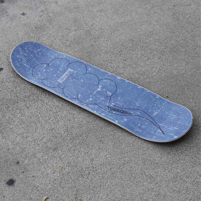 Turbo 9 x 33 Inch Skateboard Grip Tape Sheet Flying Cloud - Image 3