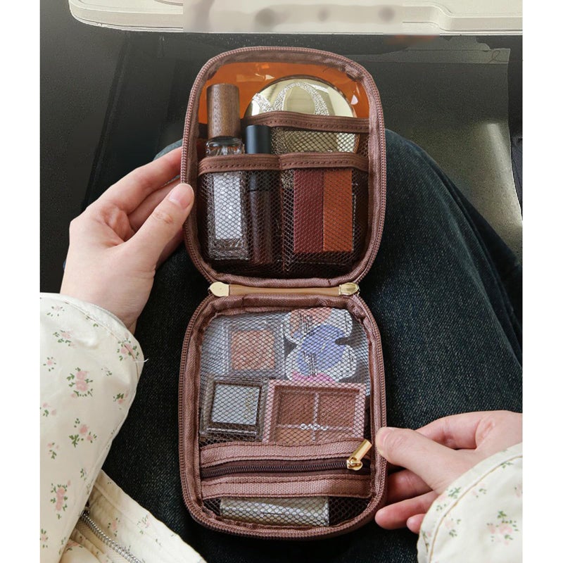 Travel Toiletry Bag Portable Sturdy Pouch With Multiple Compartments For Organized Storage Color A - Image 4