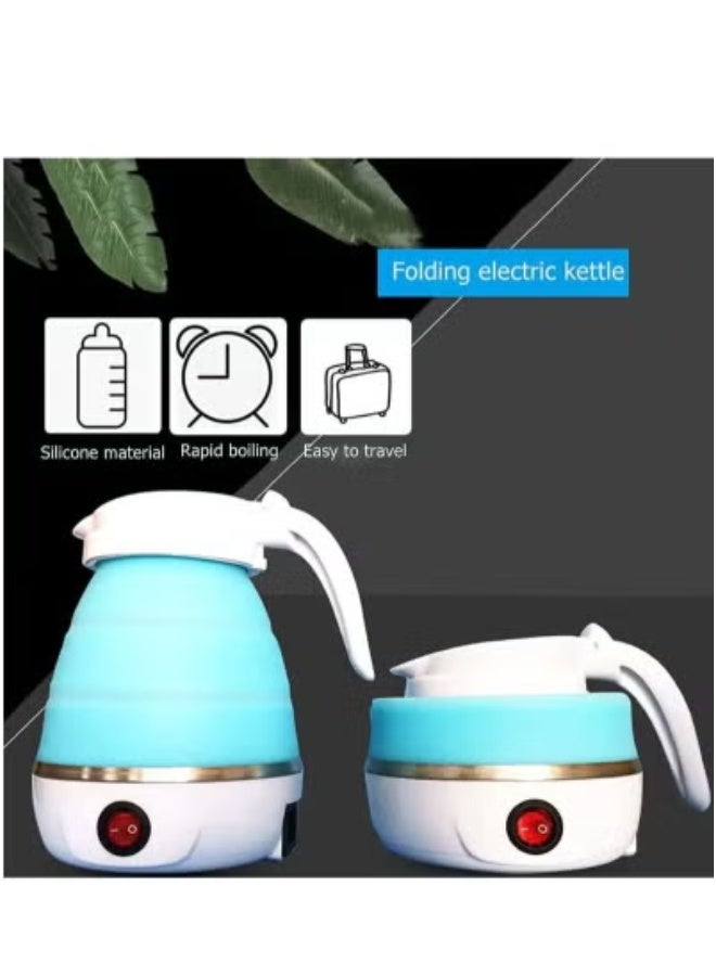 TIGER Travel Portable Foldable Electric Kettle | Collapsible Silicone Water Boiler for Coffee & Tea | Fast 600ML Boiling Capacity | Compact & Lightweight Design for Travel, Camping & Home Use | 110V-220V Dual Voltage Small Electric Kettle | Ideal for Easy Boiling Anywhere - Image 4