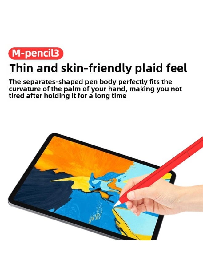 تم فتحه حديثًا لهاتف Huawei M-Pencil 3 حافظة واقية من الجيل الثالث حافظة أقلام Mpencil2 Stylus Pen - اللون: شفاف