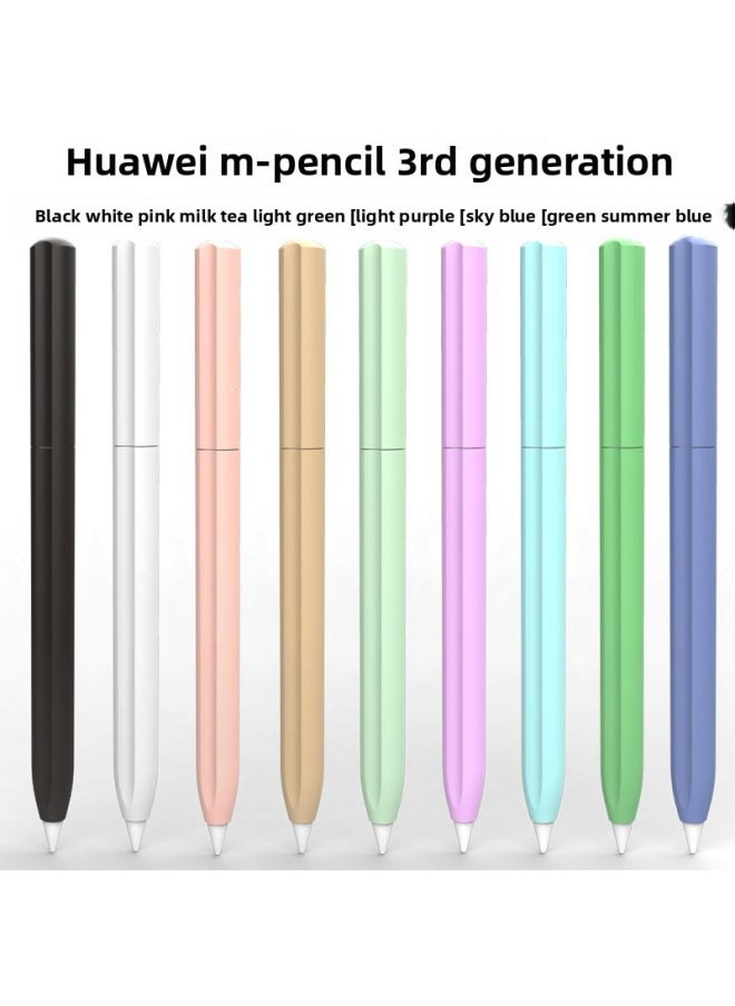 تم فتحه حديثًا لهاتف Huawei M-Pencil 3 حافظة واقية من الجيل الثالث حافظة أقلام Mpencil2 Stylus Pen - اللون: شفاف