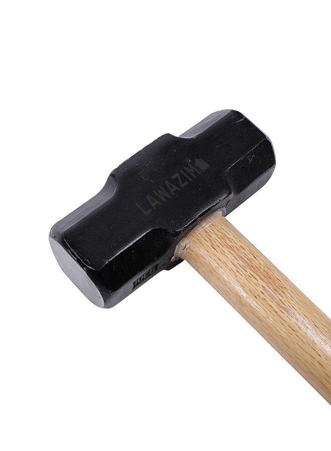 LAWAZIM Hammer with Wooden Handle - 10lb - Image 3