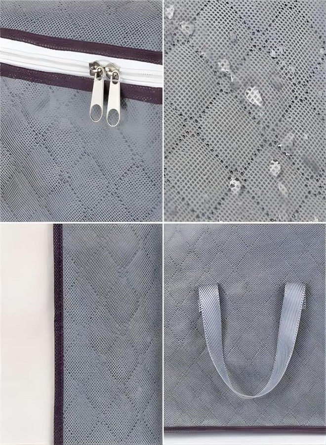 Elevea 𝟏𝟓 𝐘𝐞𝐚𝐫𝐬 𝐆𝐮𝐚𝐫𝐚𝐧𝐭𝐞𝐞 Breathable Foldable Storage Bags with Clear Window & Durable Handles for Clothes, Bedding, Comforters, Sweaters, Sarees, Shoes, Toys & Wardrobe Organization. - Image 2