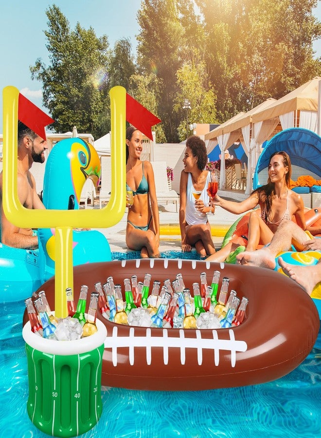 Zhanmai 2 Pcs Inflatable Football Drink Cooler Football Party Supplies Inflatable Cooler for Sports Party Favor Decorations - Image 4