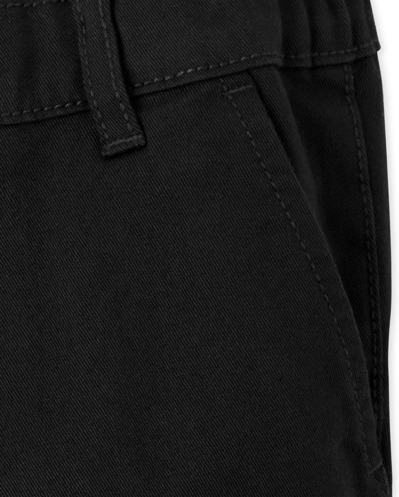 The Children's Place baby boys And Toddler Stretch Skinny Chino Pants Jeans, Black Single, 12-18 Months US - Image 3