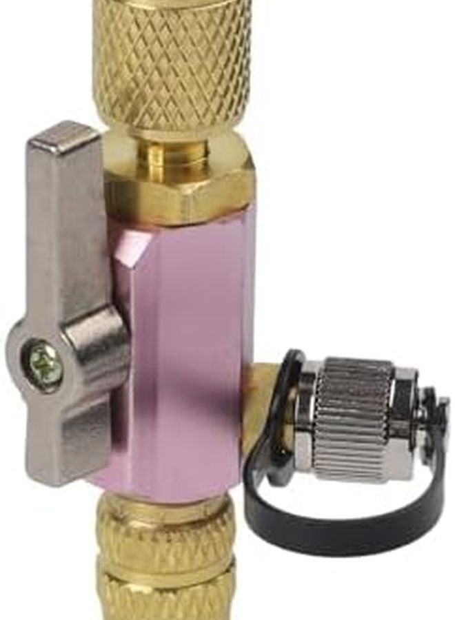 أداة إزالة نواة صمام التفريغ المتوافقة مع Brass R410A مع منفذ مقياس متكامل - Image 4