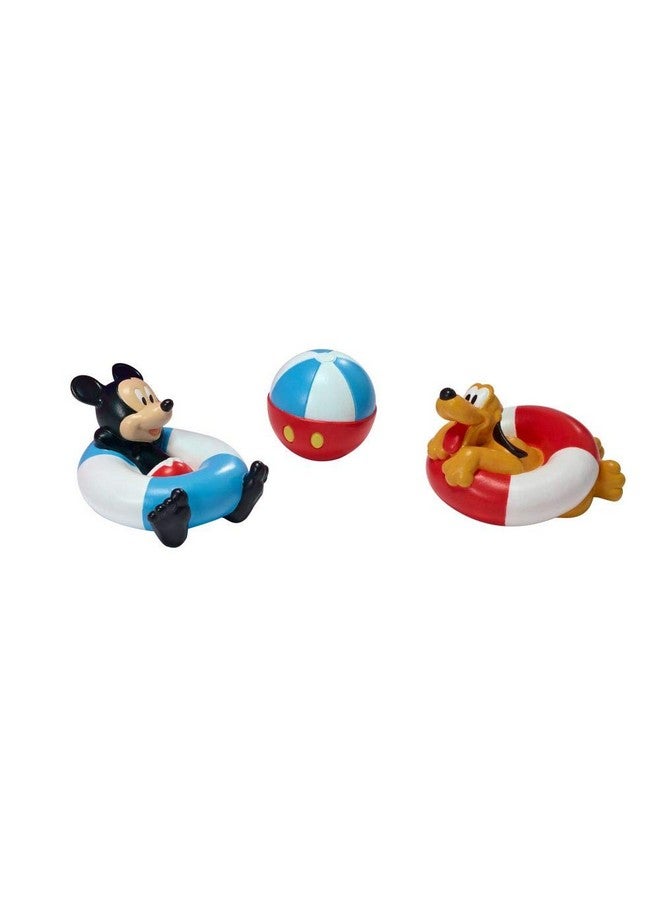 The First Years Disney Mickey Mouse Squirties Baby Bath Toys - Squishy Toddler Toys for Bath, Pool, and Everyday - 3 Count - Image 1