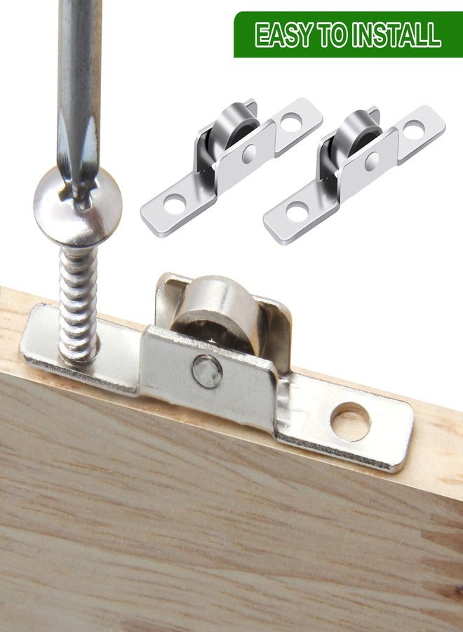 KIBBEH 12 Pack 3/8 inch Push-Pull Sliding Window Roller Metal Wheels, Universal Metal Sliding Axles Window Pulley Single Rollers Wheel Suitable for Windows, Cabinets, Doors, and Other DIY Work - Image 4